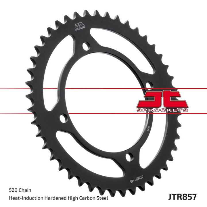 Kit chaîne JT 520X1R 16/45 renforcée - couronne standard