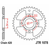 Kit chaîne JT 420HDR 13/47 renforcée - couronne standard