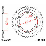 Kit chaîne JT 520X1R3 14/40 renforcée - couronne standard