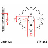 Kit chaîne JT 428HDR 13/43 renforcée - couronne standard