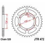 Kit chaîne JT 525X1R3 15/40 renforcée - couronne standard