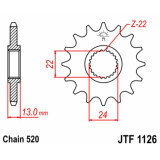 Kit chaîne JT/JT 520X1R3 16/49 standard - couronne standard