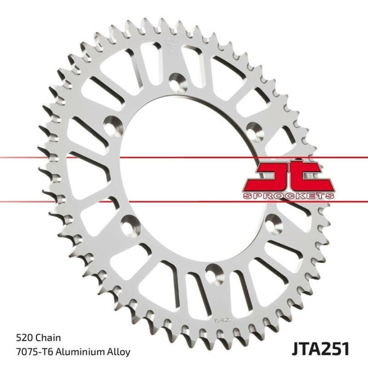 Kit chaîne JT 520HDS 13/50 super-renforcée - couronne ultra-light anti-boue