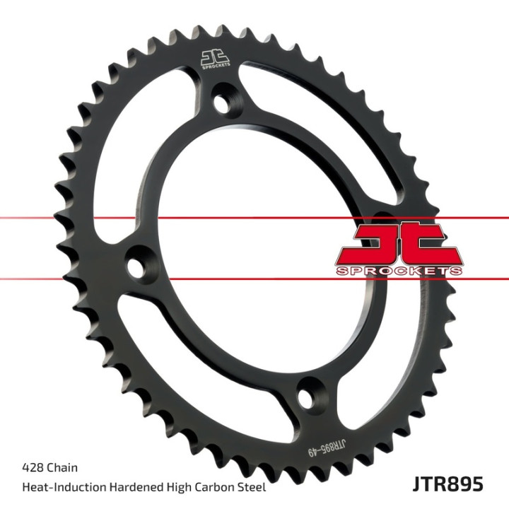 Kit chaîne JT 428HDR 14/49 renforcée - couronne standard