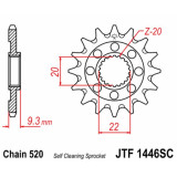 Kit chaîne JT 520HDS 13/49 super-renforcée - couronne ultra-light anti-boue