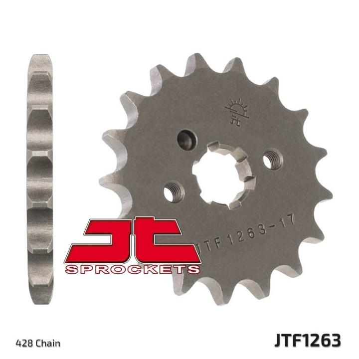 Kit chaîne JT 428HDR 16/50 renforcée - couronne standard