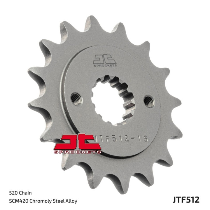 Kit chaîne JT 525X1R3 16/38 renforcée - couronne standard