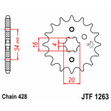 Kit chaîne JT 428HDR 16/45 renforcée - couronne standard