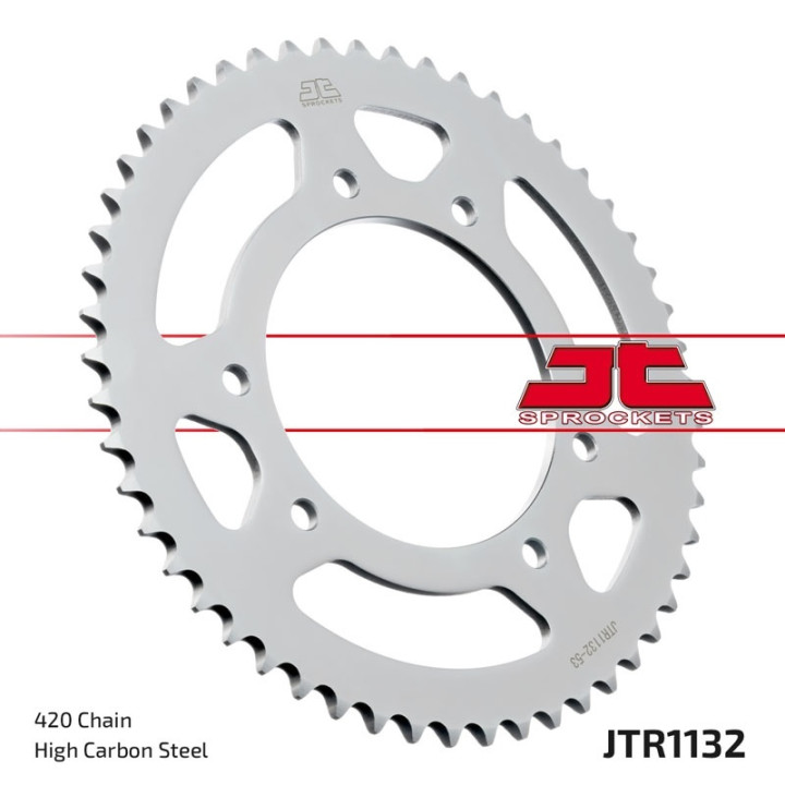 Kit chaîne JT 420HDR 12/53 renforcée - couronne standard