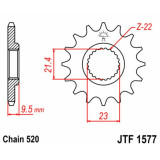 Kit chaîne JT 525X1R3 15/45 renforcée - couronne standard