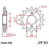 Kit chaîne JT/JT 520X1R3 15/43 standard - couronne standard