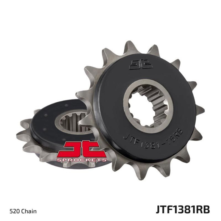 Pignon JT SPROCKETS acier anti-bruit - 520 JTF1381.16RB