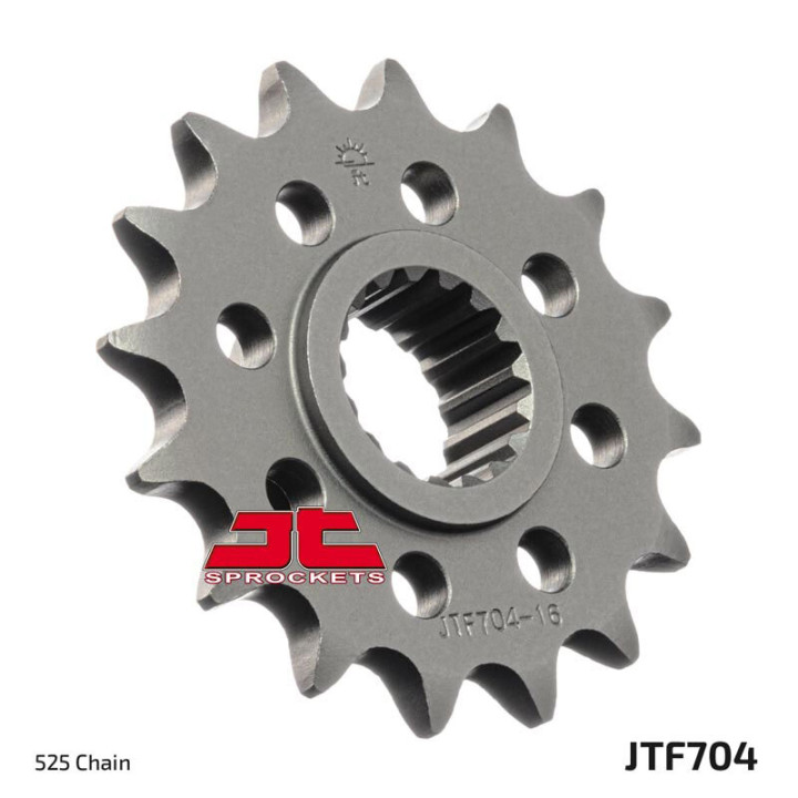 Pignon JT SPROCKETS acier anti-bruit - 525 JTF704.17RB