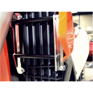 Protection de radiateur AXP alu noir 1053350 | Oxmoto