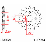 Pignon JT SPROCKETS acier standard - 520 JTF1554.13 | Oxmoto