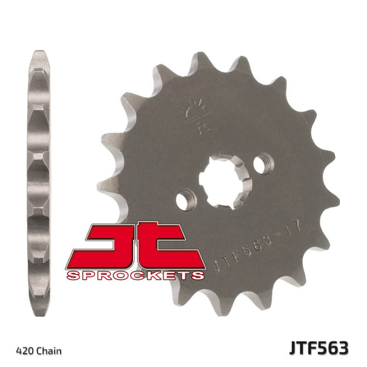 Pignon JT SPROCKETS acier standard - 420 JTF563.12 | Oxmoto