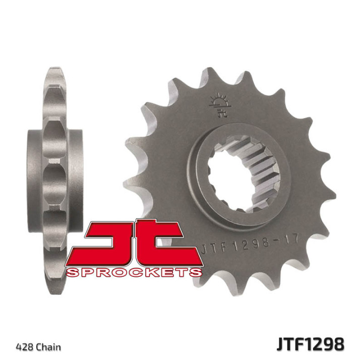 Pignon JT SPROCKETS acier standard - 428 JTF1298.17 | Oxmoto