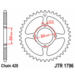 Couronne JT SPROCKETS Acier Standard - 428 JTR1796.51