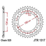Couronne JT SPROCKETS Acier Standard - 525 JTR1317.43