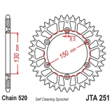 Couronne JT SPROCKETS alu standard - 520 JTA251.50BLU