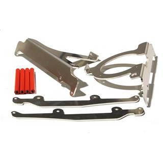 Protection de radiateur AXP alu rouge Beta rr | Oxmoto
