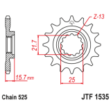 Pignon JT SPROCKETS acier anti-bruit - 525 JTF1535.15RB