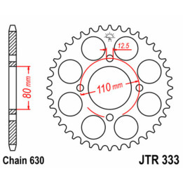 Couronne JT SPROCKETS Acier Standard - 630 JTR333.38
