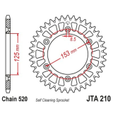 Couronne JT SPROCKETS alu standard - 520 1096566014 | Oxmoto