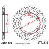 Couronne JT SPROCKETS alu standard - 520 JTA210.45BLK