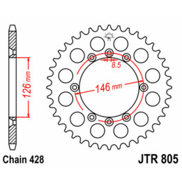 Couronne JT SPROCKETS Acier Standard - 428 JTR805.50