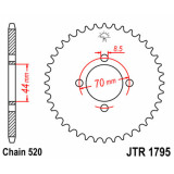 Couronne JT SPROCKETS Acier Standard - 520 JTR1795.22