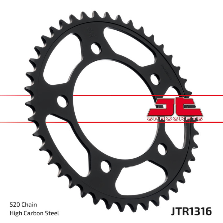 Couronne JT SPROCKETS acier standard - 520 JTR1316.45