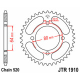 Couronne JT SPROCKETS Acier Standard - 520 JTR1910.32