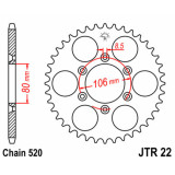 Couronne JT SPROCKETS Acier Standard - 520 JTR22.49 | Oxmoto