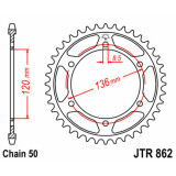 Couronne JT SPROCKETS Acier Standard - 530 JTR862.38