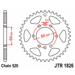 Couronne JT SPROCKETS Acier Standard - 520 JTR1826.39