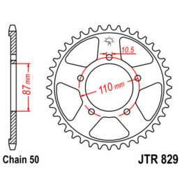 Couronne JT SPROCKETS Acier Standard - 530 JTR829.42