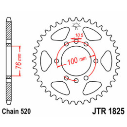 Couronne JT SPROCKETS Acier Standard - 520 JTR1825.42