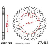 Couronne JT SPROCKETS alu standard - 420 JTA461.51BLK