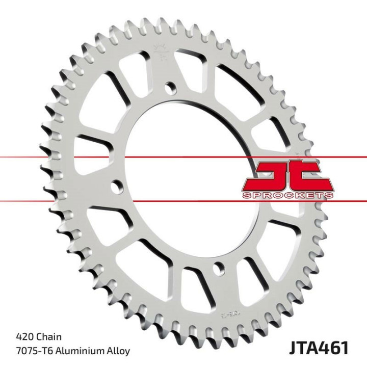 Couronne JT SPROCKETS alu standard - 420 JTA461.51BLK
