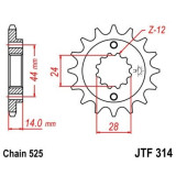 Pignon JT SPROCKETS acier anti-bruit 314 - 525 | Oxmoto