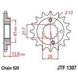 Pignon JT SPROCKETS acier anti-bruit 1307 - 520 | Oxmoto