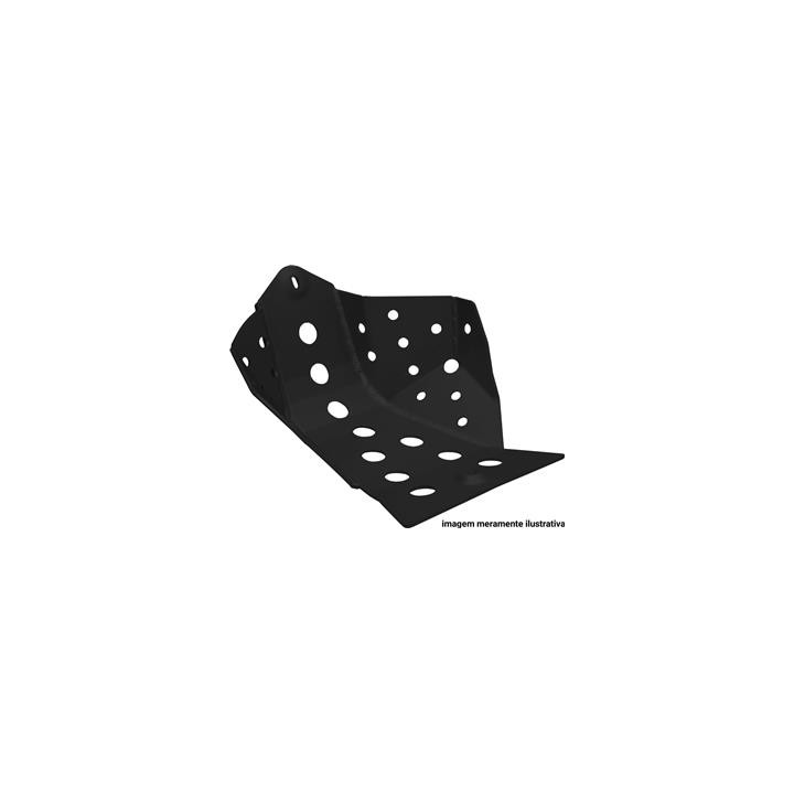 Sabot enduro cross pro alu 4mm noir tm en250/300 | Oxmoto