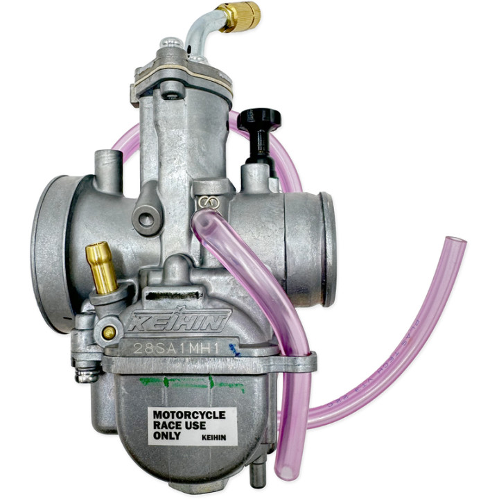 Carburateur Keihin PWK28 standard - boisseau chromé - vis de ralenti à gauche
