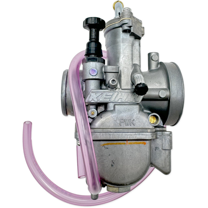 Carburateur Keihin PWK28 standard - boisseau chromé - vis de ralenti à gauche
