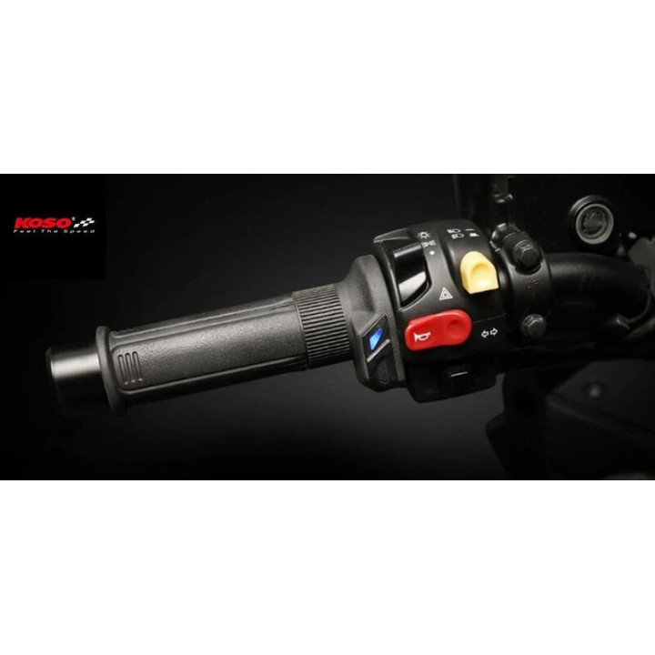 KOSO HG 13 Poignées chauffantes 7/8 " + 1 "L=130mm | Oxmoto