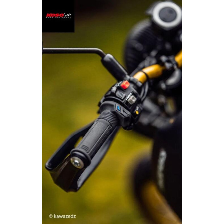 KOSO HG 13 Poignées chauffantes 7/8 " + 1 "L=130mm | Oxmoto