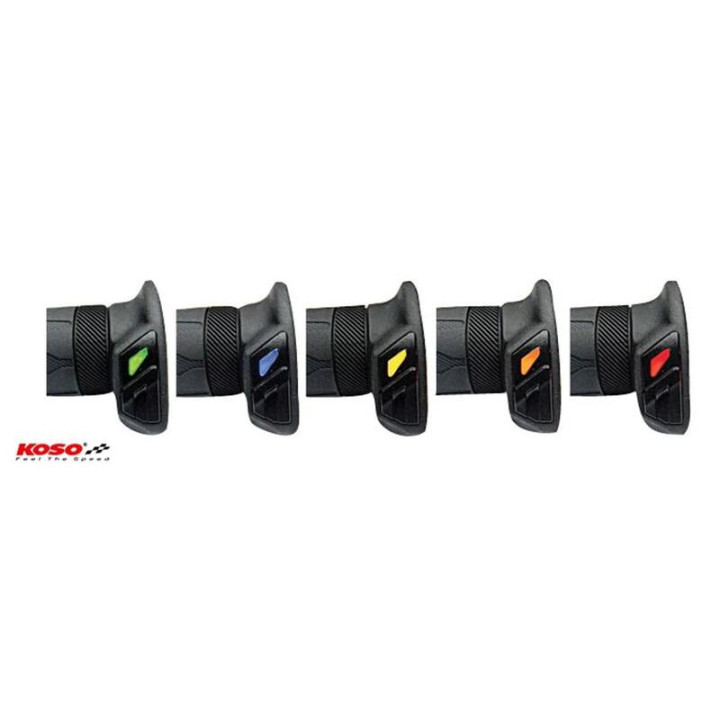 KOSO HG 13 Poignées chauffantes 7/8 " + 1 "L=130mm | Oxmoto