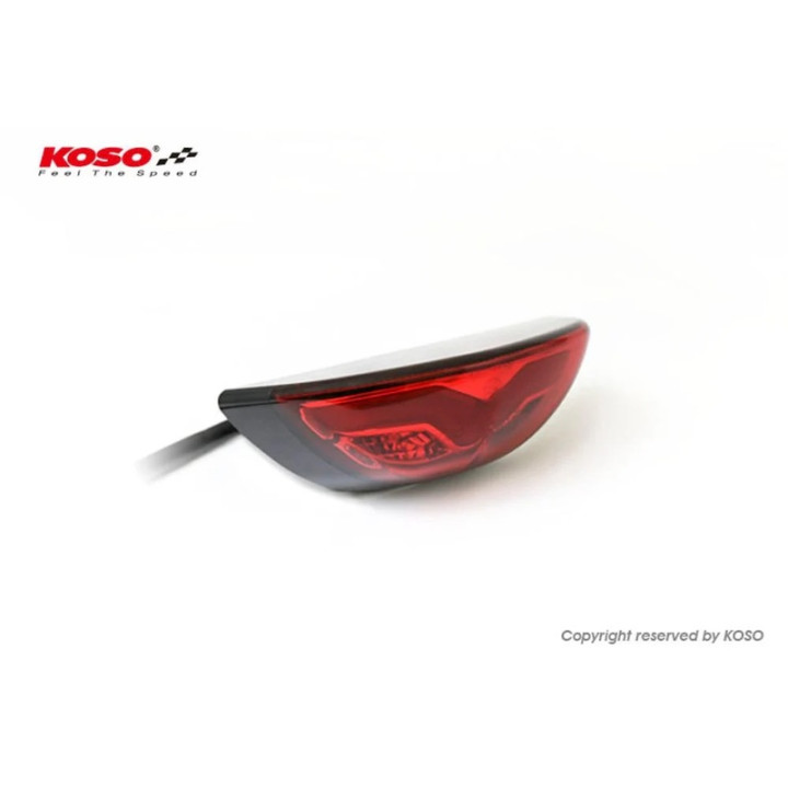 Feu arrière LED KOSO - rouge | Oxmoto
