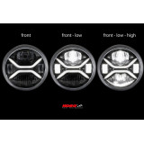Insert de phare LED KOSO XENITH - fixation latérale | Oxmoto